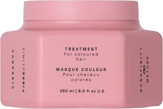 Schwarzkopf Professional Fibre Clinix Vibrancy Treatment - Bond Repair Mask for Colour Treated Hair, Protects & Maintains Colour, Anti-Fade, 250ml
