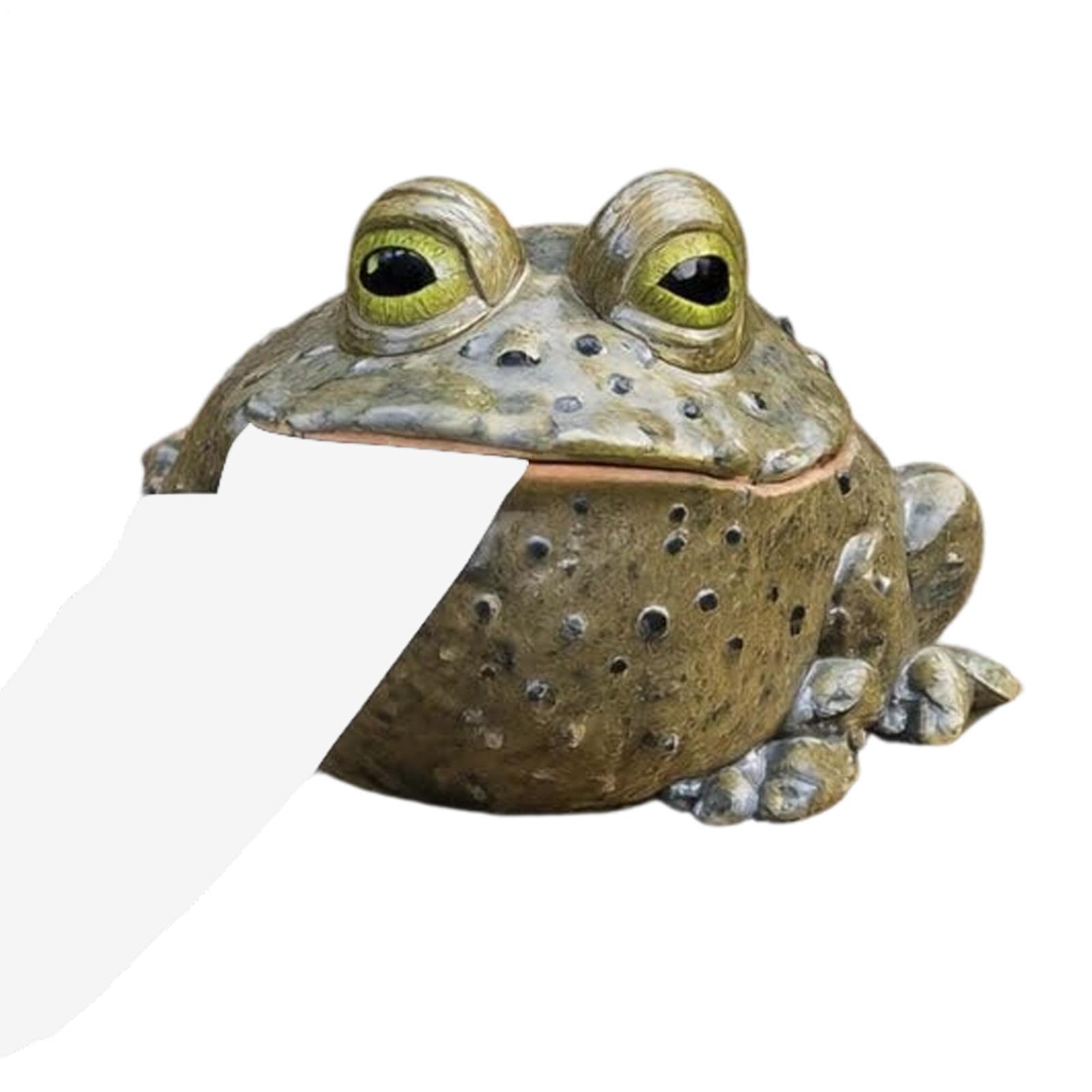 Cache-boîte à mouchoirs grenouille rigolote pour cacher les emballages jetables