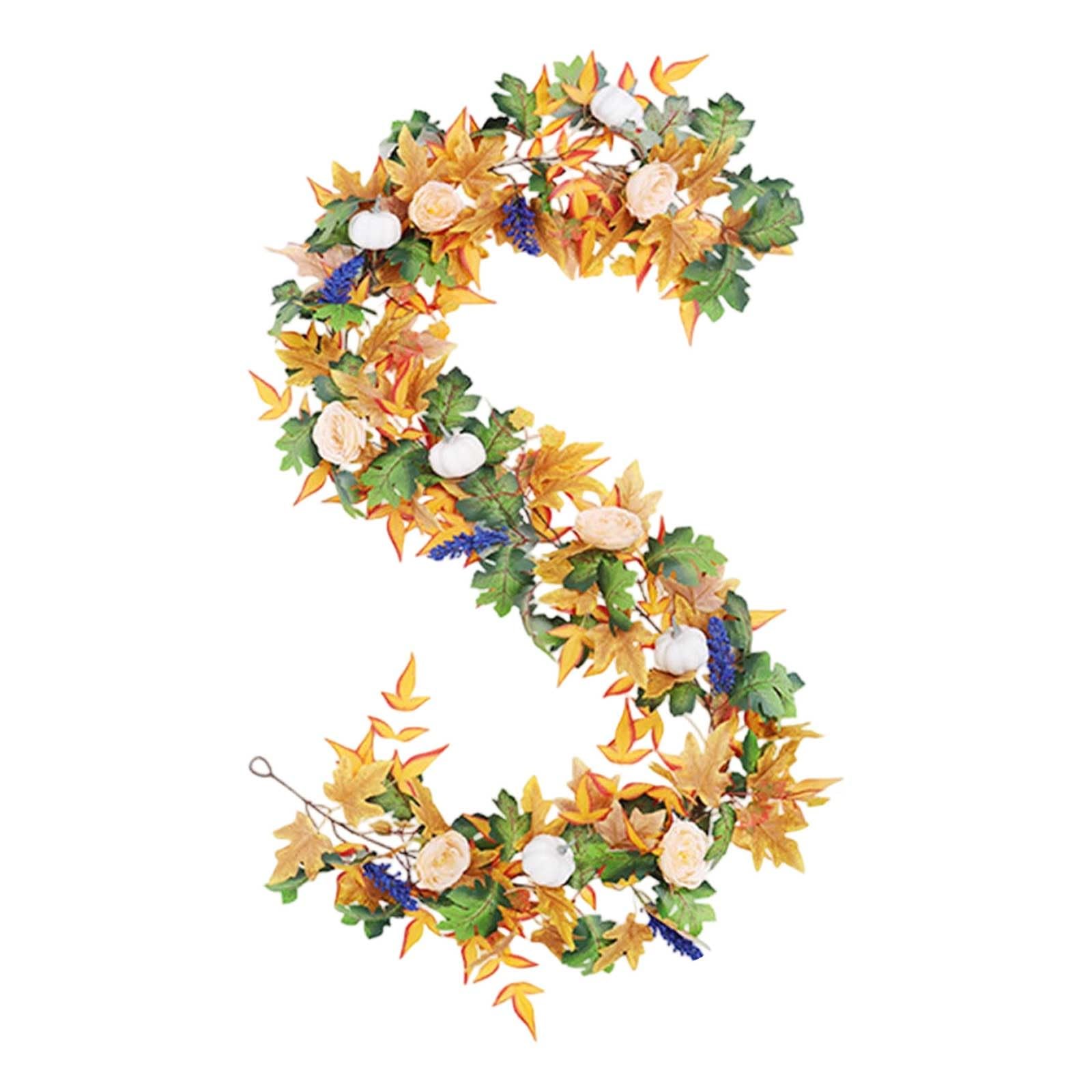 Flores de otoño con rosas realistas calabazas y para puerta de entrada de otoño 062661
