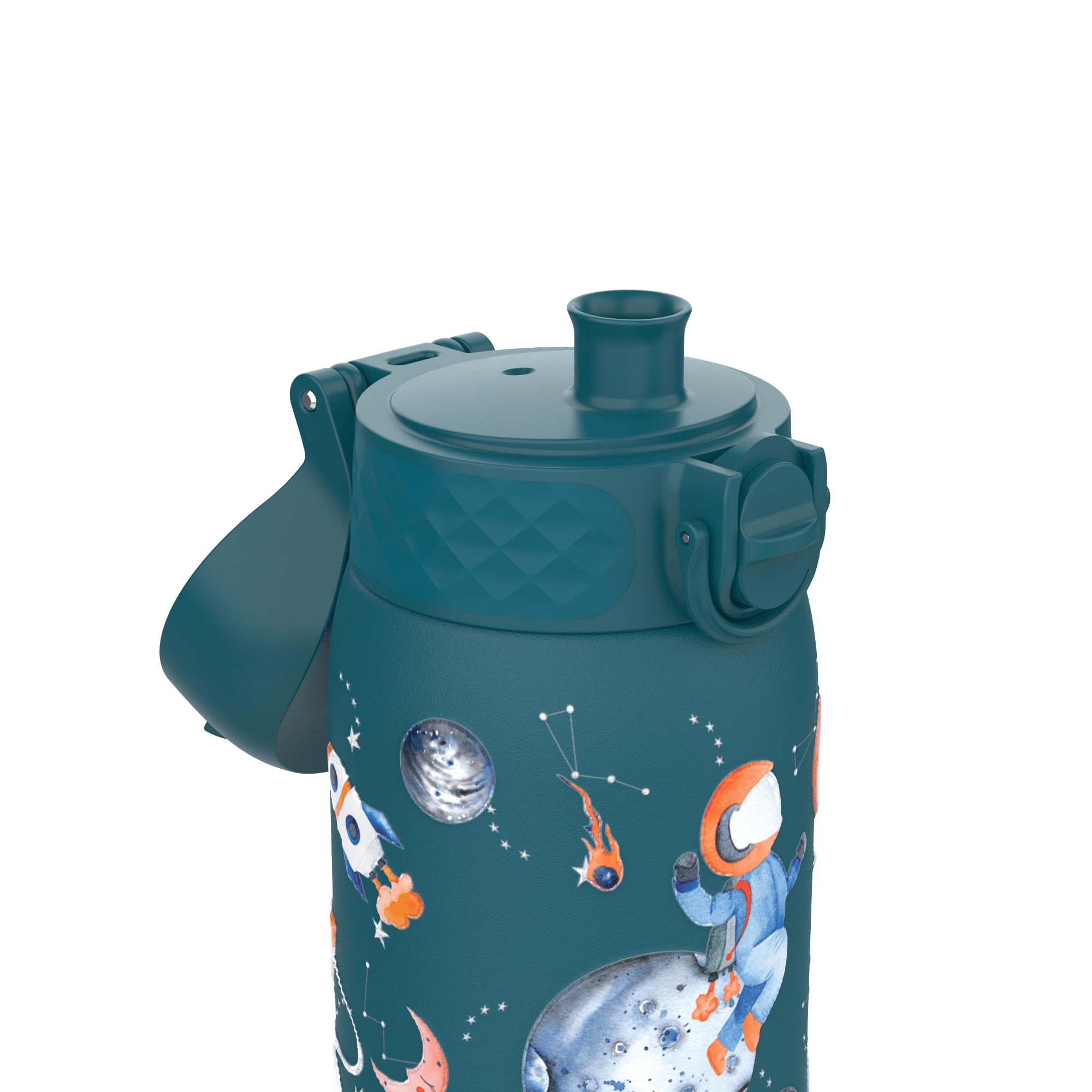 Ion8 Vacuum Insulated Steel Water Bottle, 320 ml/11 oz, Leak Proof, Easy to Open, Secure Lock, Dishwasher Safe, Carry Handle - Image 3