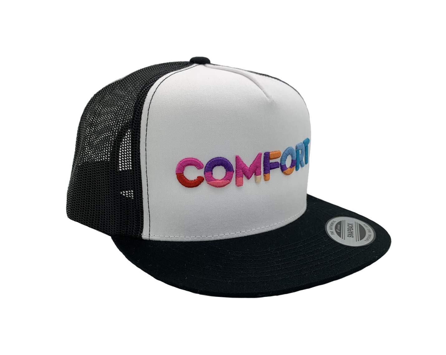 CMFRTSEmerson Adjustable Snapback Trucker Hat - Surf, Golf, Beach, Volleyball, Baseball (BlackWhite), One Size