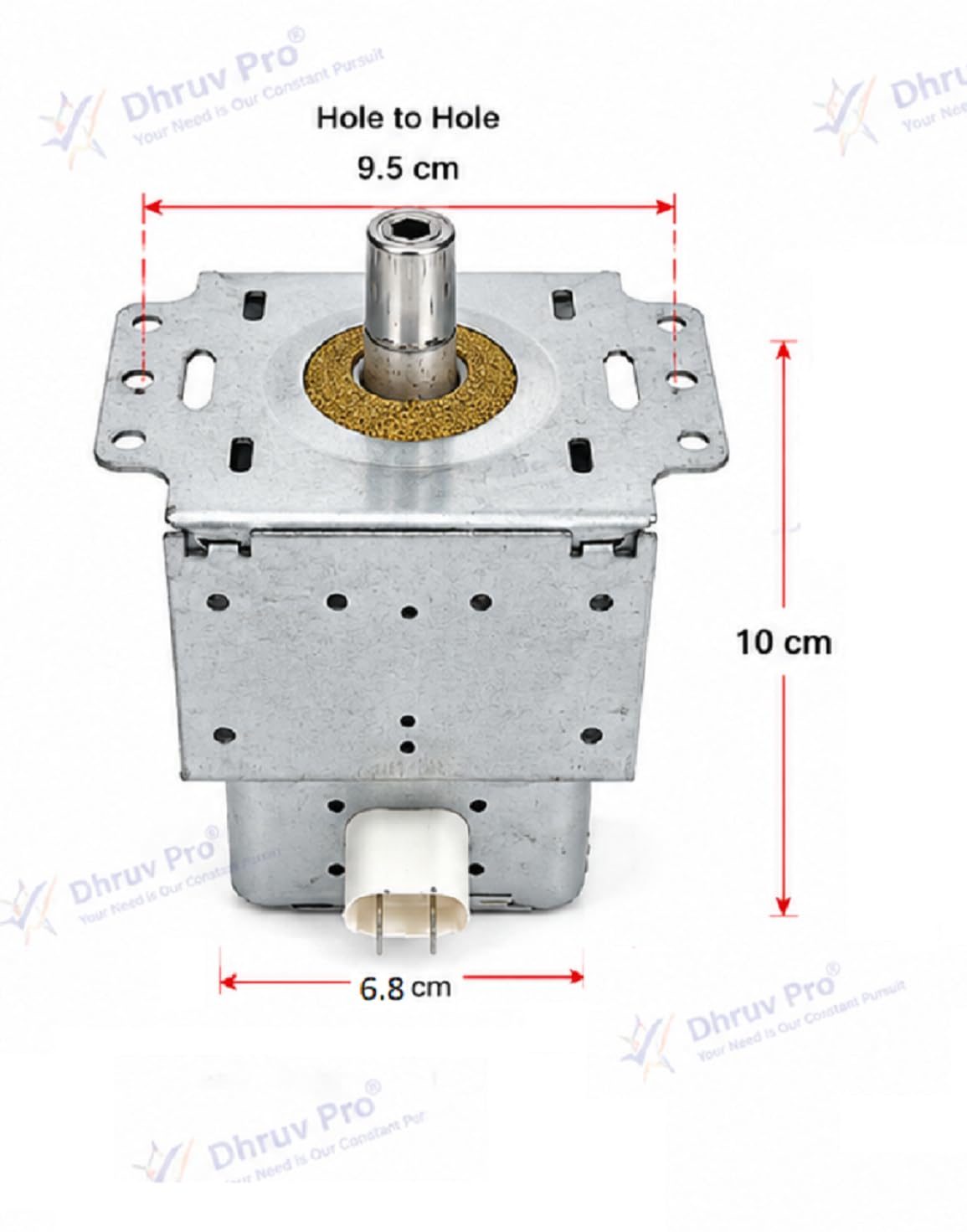 DHRUVPRO Magnetron 2M-214 - Compatible/Replaceable for Microwave Ovens of Same Size and Specification (Silver) — Amazon image 5