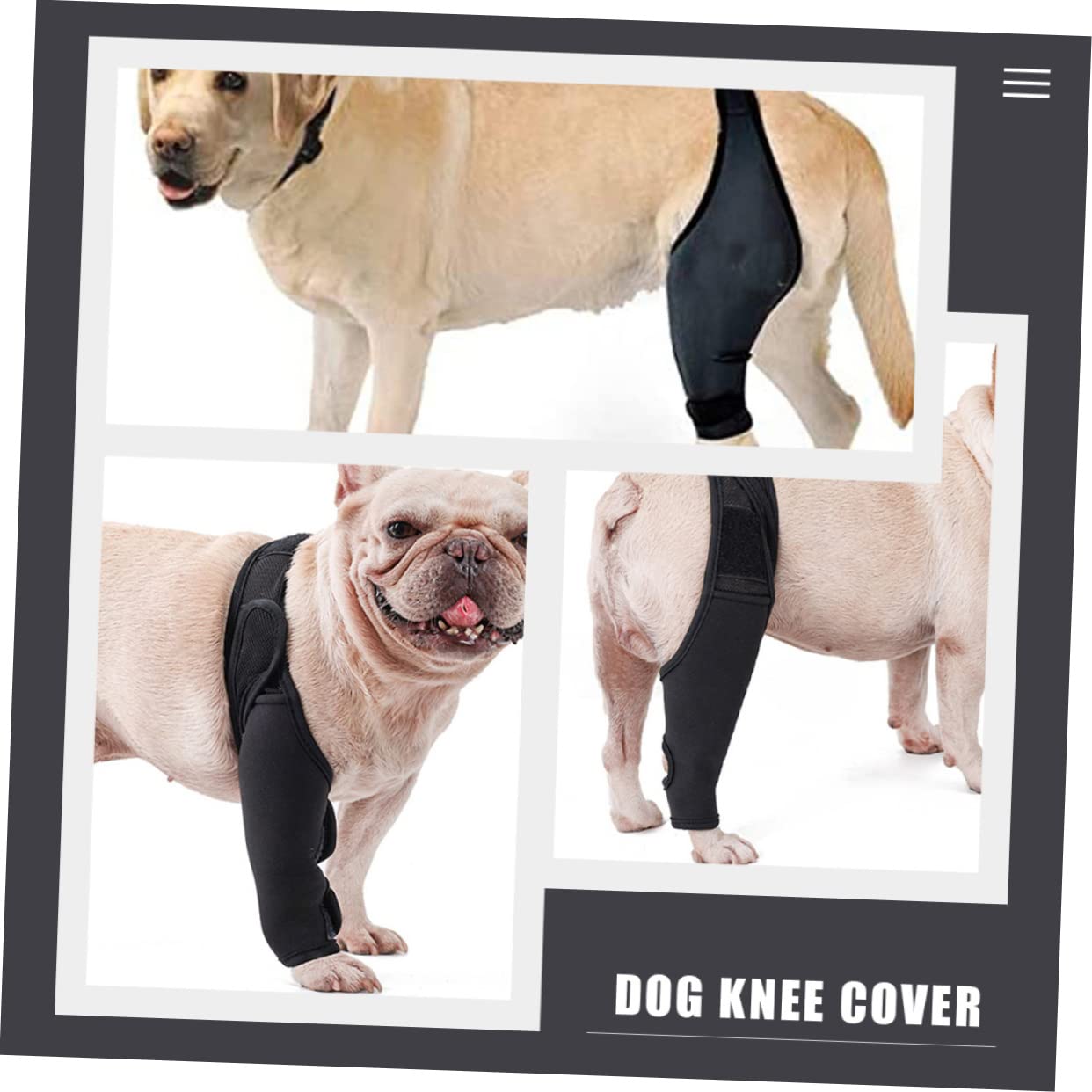 Abaodam 5 Pz per Il Naso del Cane Bende per Cani per Ferite Maniche delle Gambe Articolazione del Cane Zampa Posteriore del Tutore per Cani Manica al Ginocchio Il Cane