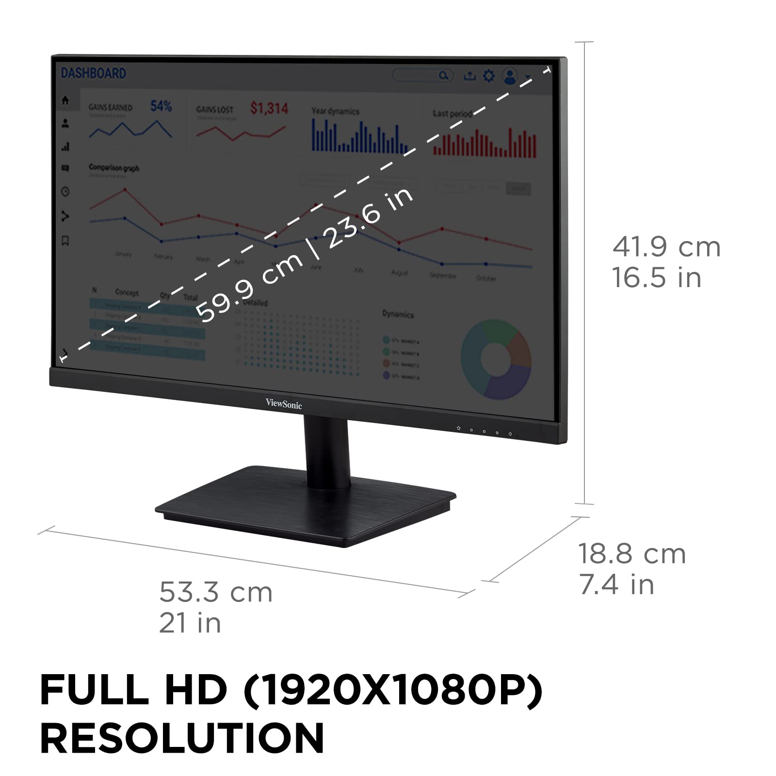 Amazon.co.jp: ViewSonic VA2409M 24インチ モニター : パソコン・周辺機器