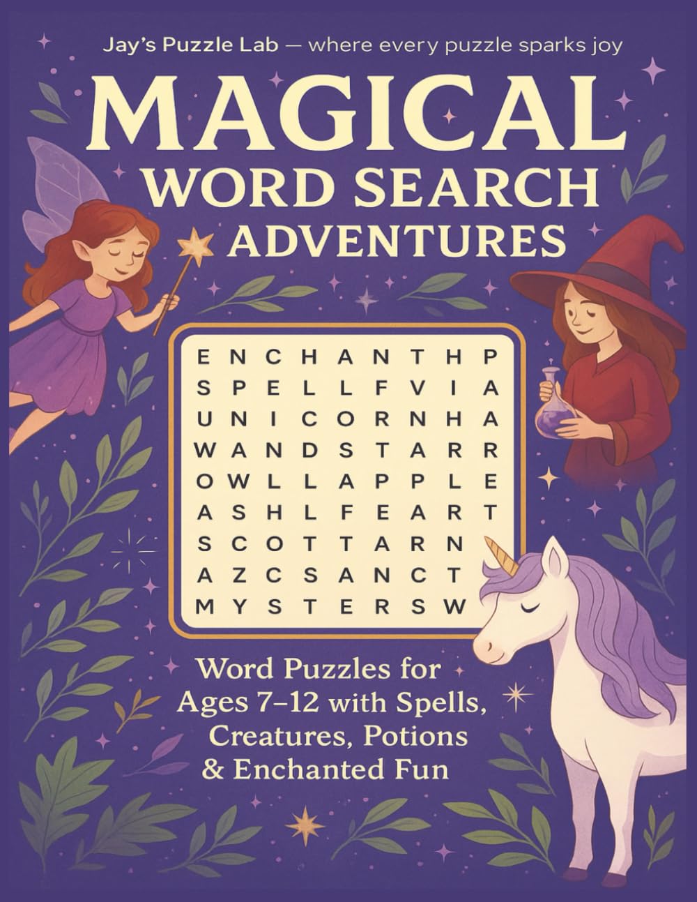 Magical Word Search Adventures: Word Puzzles for Ages 7-12 with Spells, Creatures, Potions & Enchanted Fun (Word Search Adventures Series for Kids Aged 7-12)