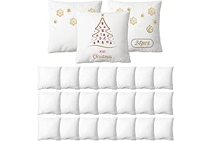 24 Pack DIY Sublimation Pillowcases for Fun and Comfortable Decor