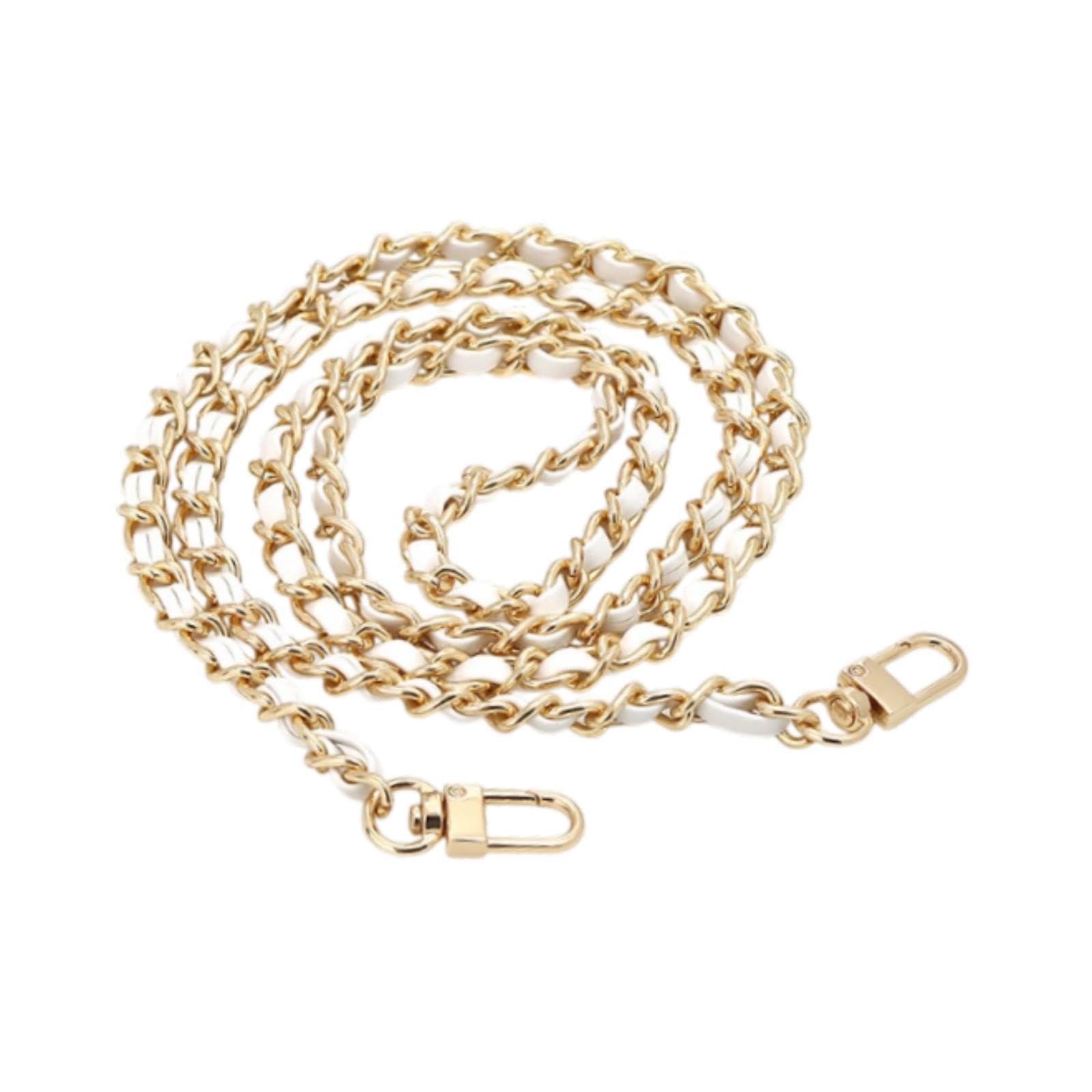 Purse Chain Strap with Buckle Shoulder Strap for Shoulder Bag Wallet Handbag Gold Chain White|Clothing, Shoes & Accessories | Handbag Accessories|1 Purse Chain Strap-image-16