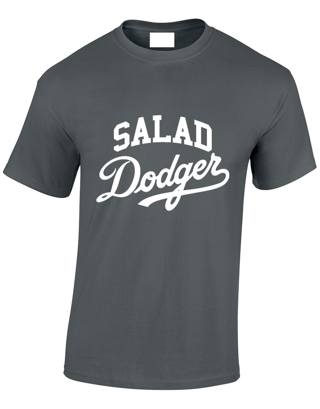 Crown Designs Salad Dodger Funny Cool for Men & Teenagers T-Shirts Tops - Charcoal/Large