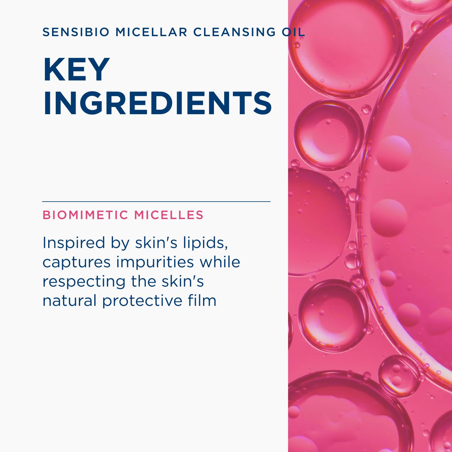 BIODERMA Sensibio Olio Micellare - Deterge, Strucca, Lenisce - Rimuove il Trucco Waterproof da Occhi e Labbra - Pelle Sensibile - Flacone a Pompa 150 ml