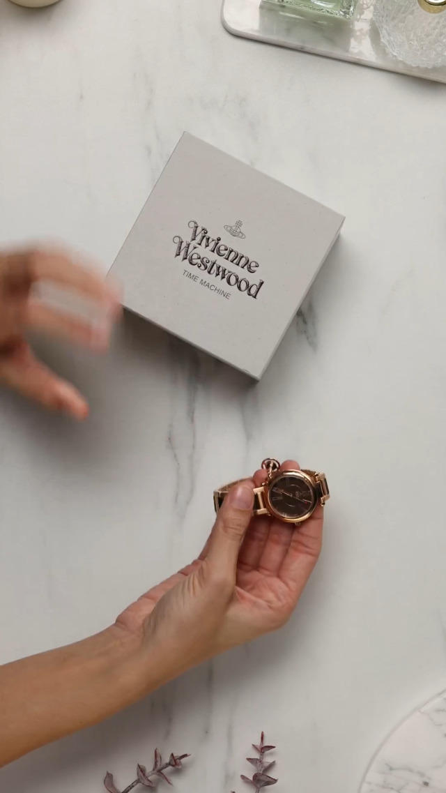 Vivienne Westwood Anne Küre Bayanlar Kuvars İzle Kahverengi MOP