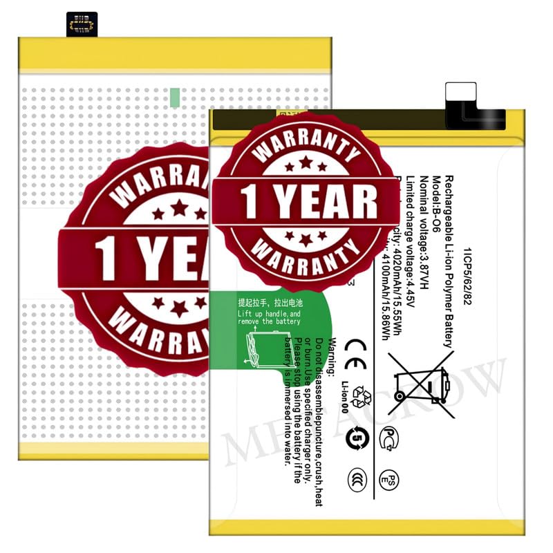 Image of Original B-O6 Battery Compatible for Vivo V20 SE (V2022, V2023) - (4100mAh) - 1 Year Warranty JK1