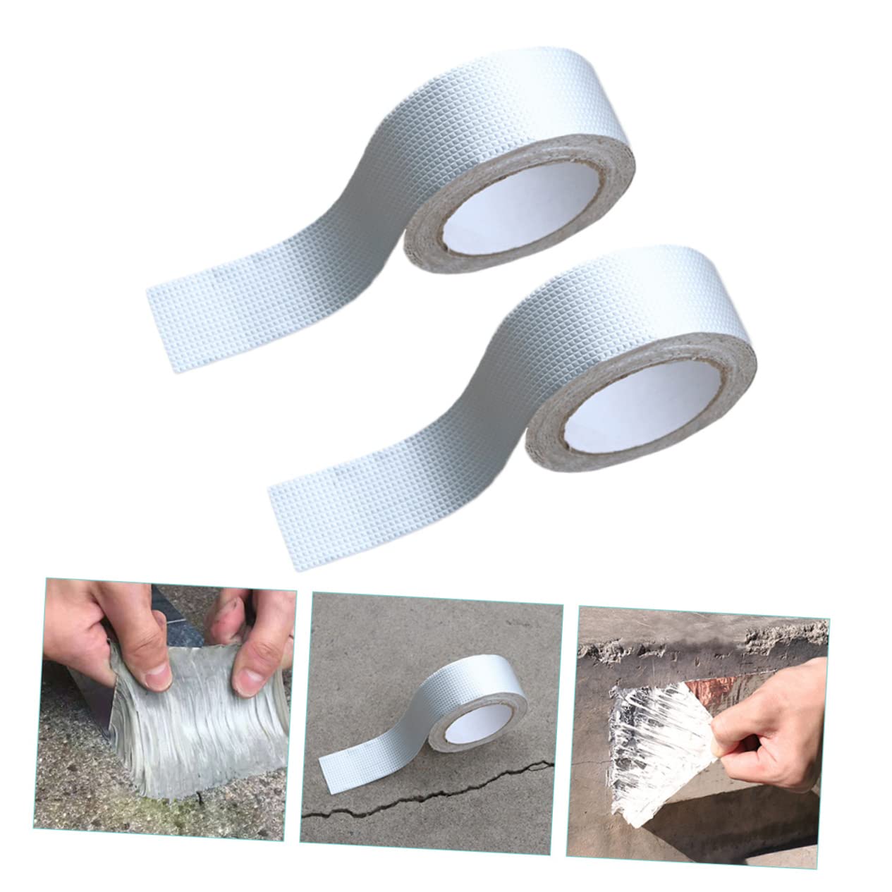 HOMOCONO Tape for Roof Patching 2pcs Leak Proof Tape Sealing Tape Weatherproof Easy Gap Filler