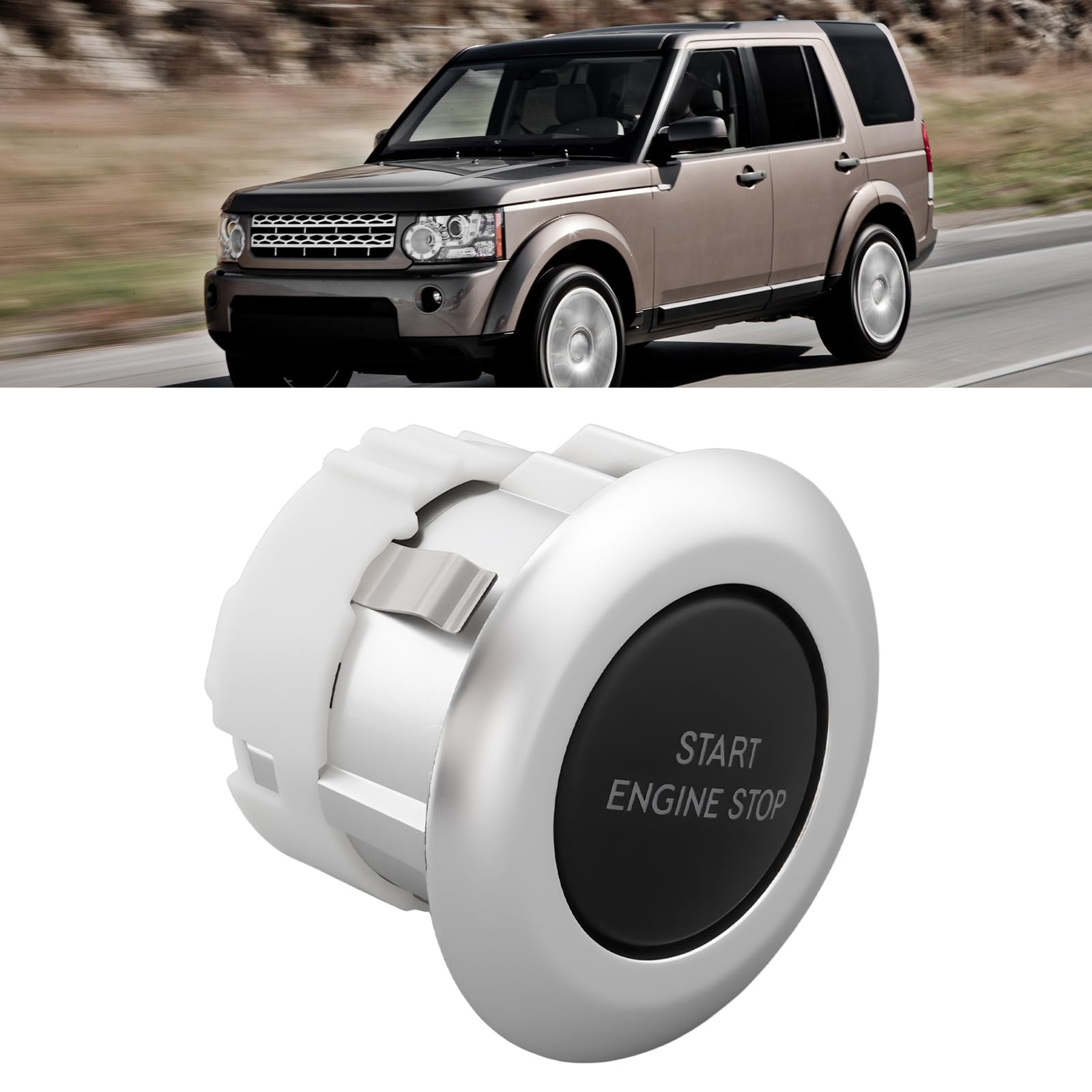 OTOTEC Przełącznik Włączania/Wyłączania Silnika LR014015 AH2214C376AA Kompatybilny z Land Rover LR4 Discovery 4 2010-2016