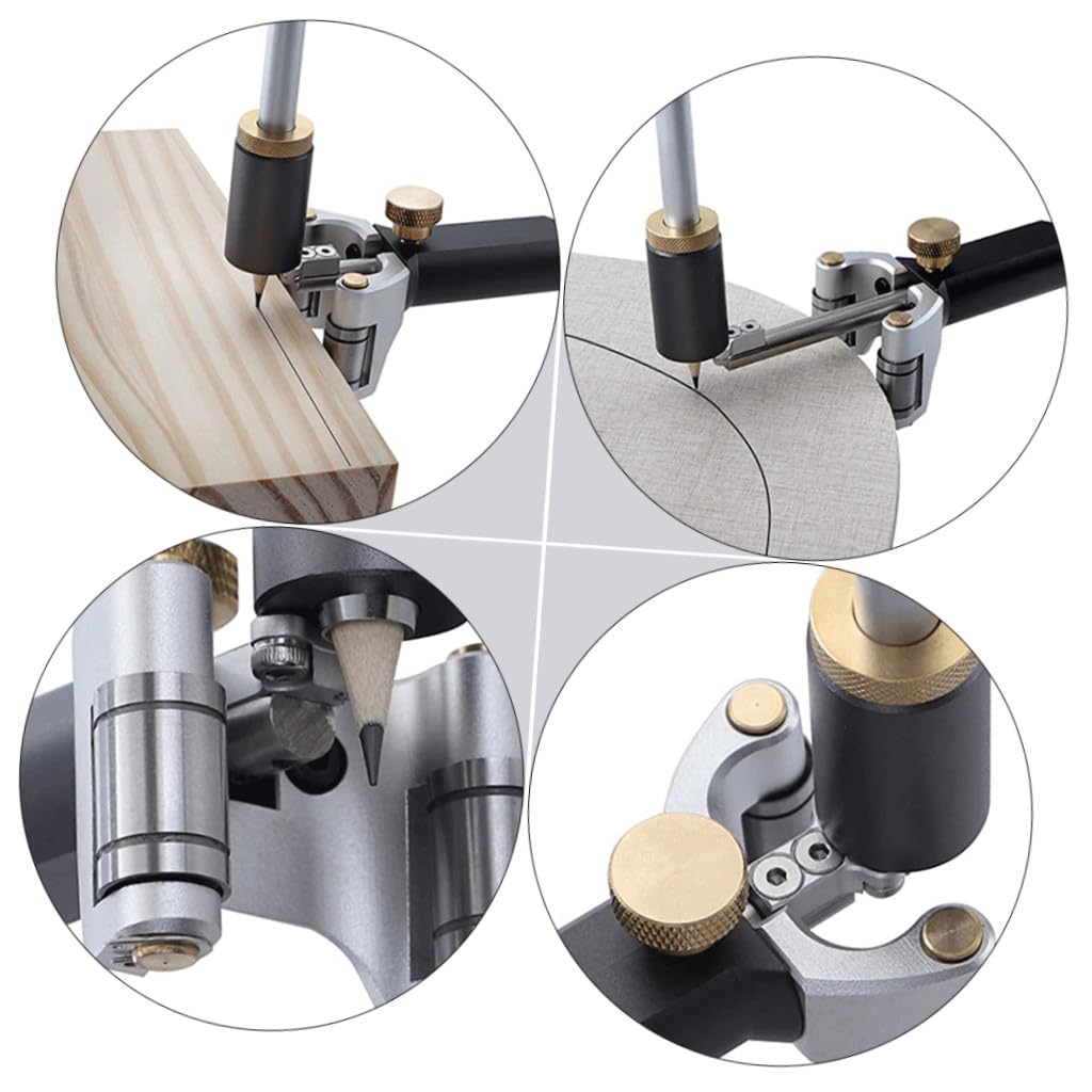 1Pc Multifunctional Woodworking Mark Scraper Ruler Precision Drawing Tool for Carpentry Easy to Use for Linear and Marking Smooth Surface for Enhanced Grip