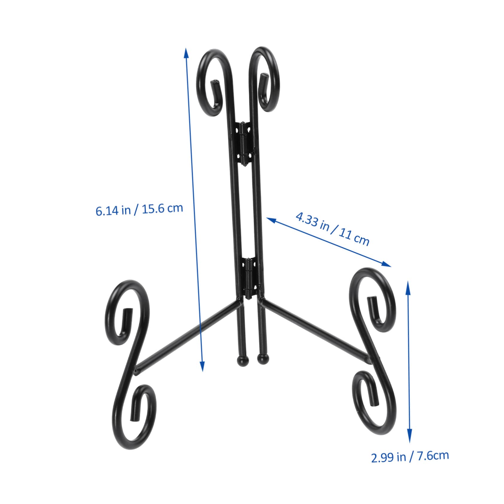 NAMOARLY Iron Triangle Display Stand Plate Storage Shelf Modern Kitchen Rack Dish Display Rack Versatile Home Decor