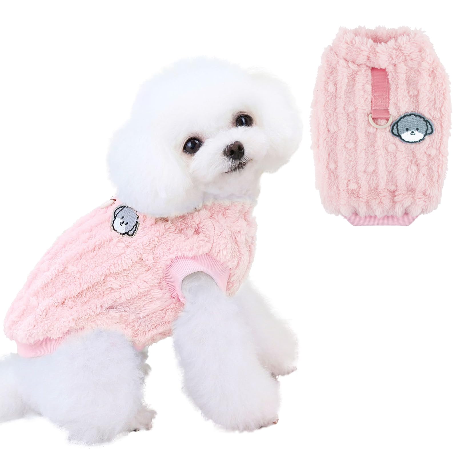 Jersey para Perros, ACTOYS Sudadera Perro, Jersey Perro Pequeño, Ropa para Perros, Suéter para Mascotas, Suéter de Felpa para Mascotas para Perros y Gatos Medianos Pequeños