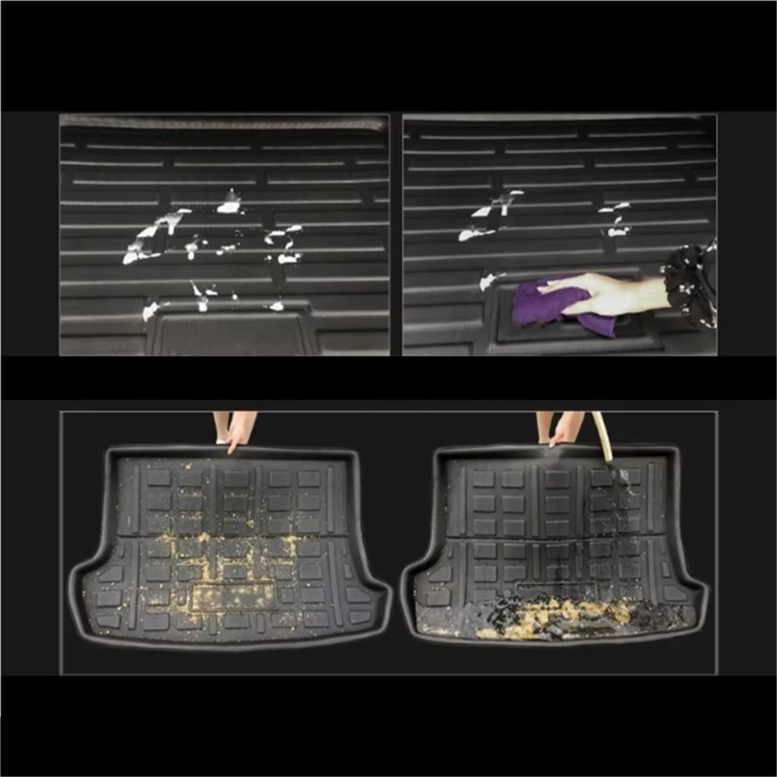 Compatibile Con Mazda Per CX-7 ER 2006 2007 2008 2009 2010 2011 2012 Tappetino Per Bagagliaio Impermeabile Antiscivolo