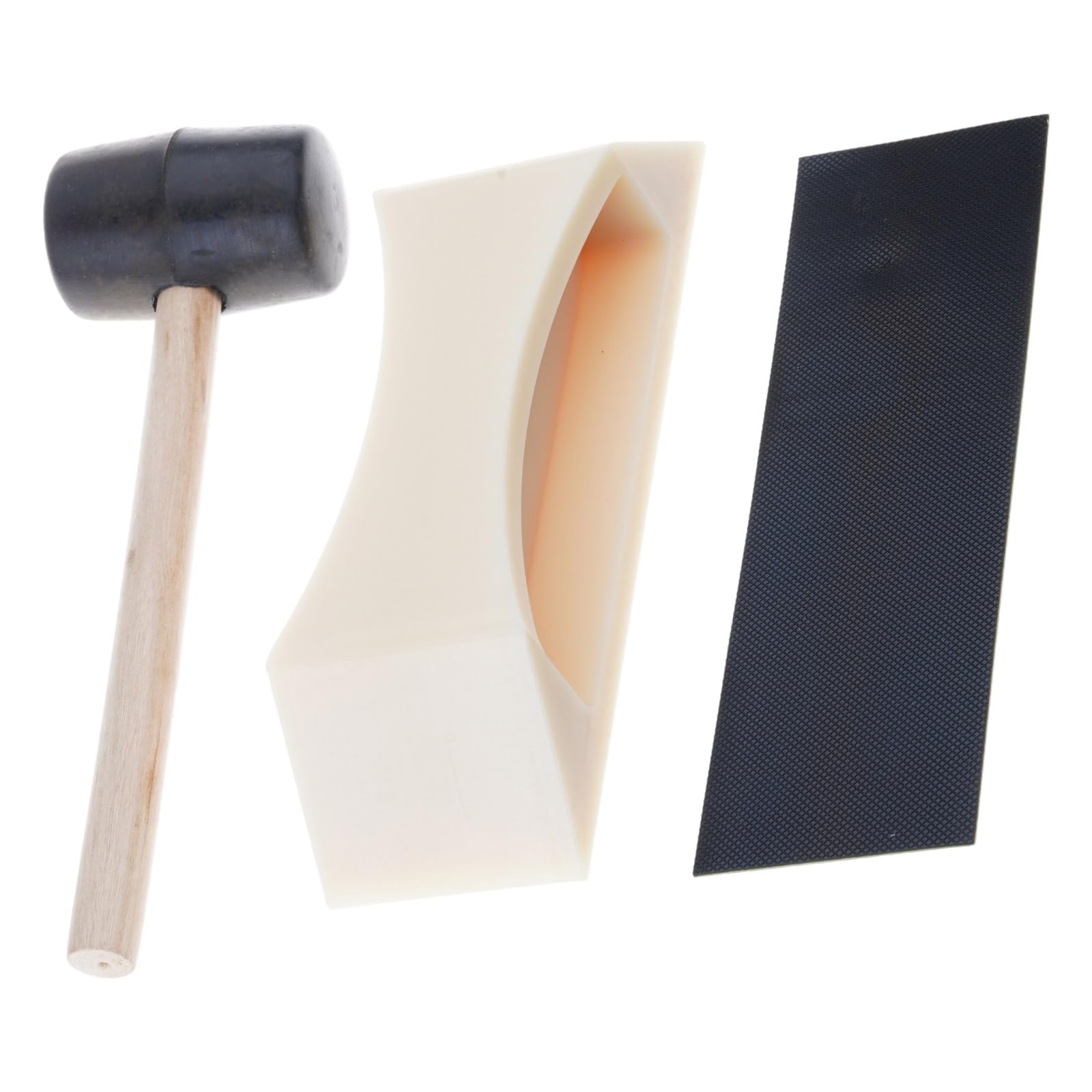 Hsioluted Floor Repair Set Nylon Tapping Hammer For Efficient Fixing And Alignments On Hardwood Laminate Floor 1Set Repair