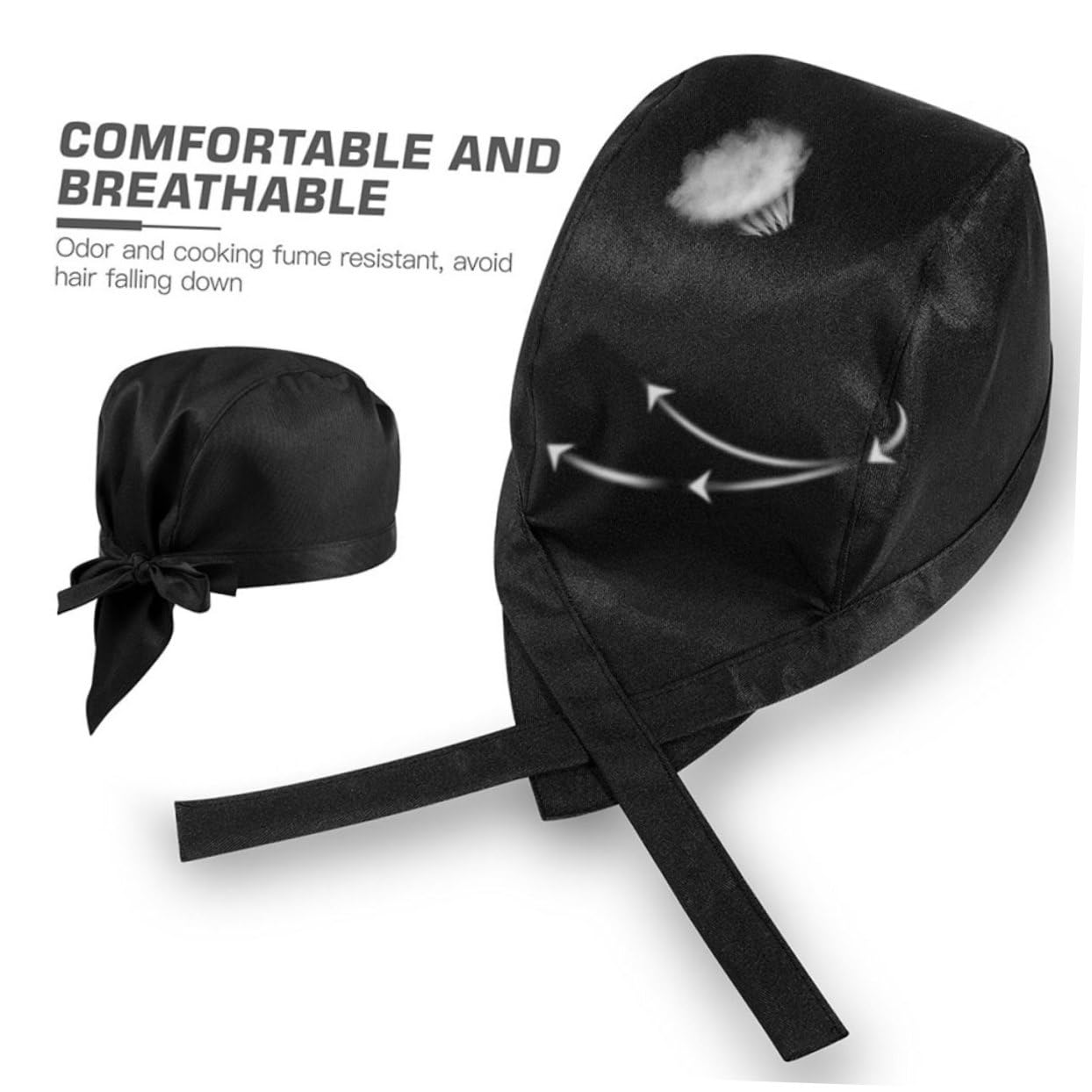 9piezas Gorros De Servicio De Cocina para Chef Restaurante y Catering Unisex De Algodón para Trabajo De Cocina y Uso Diario