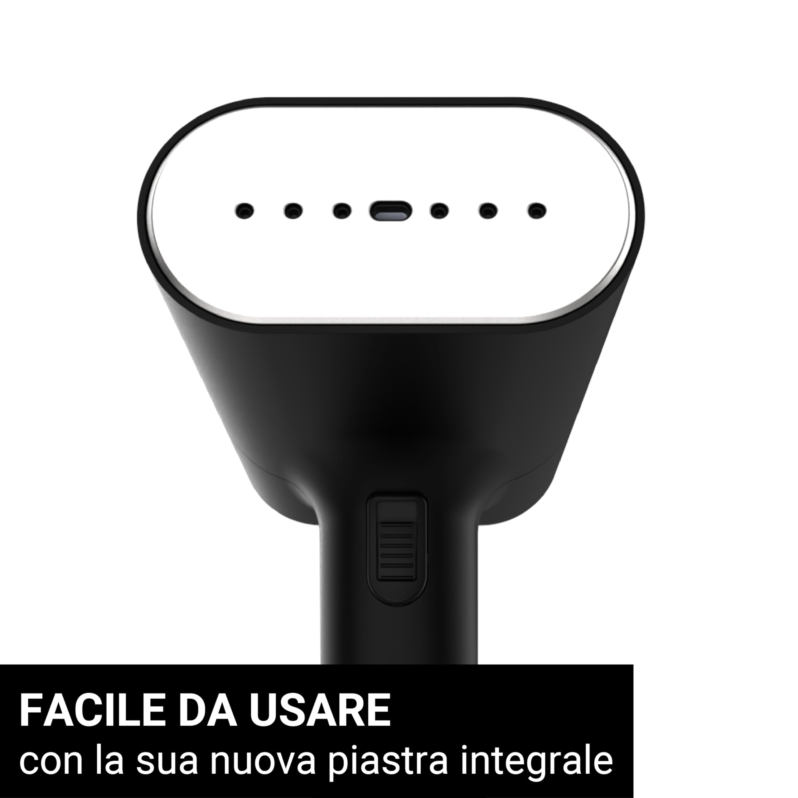 STEAMONE - Steamer Stiratore a vapore 2000W 30g/min - Ferro portatile - Capacità 260 ml - Elimina il 99,99% delle impurità - Pronto in 30 secondi - Cavo da 2 m - Formato compatto - EUST260BV2