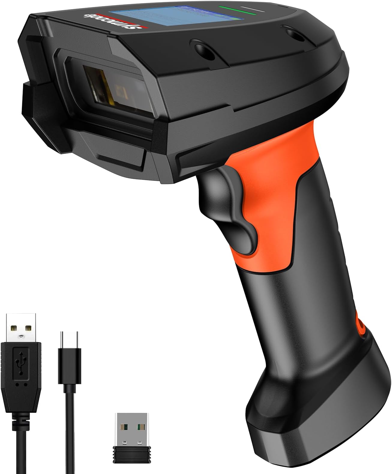 Amazon.com : Symcode Wireless Barcode Scanner with Display Screen ...