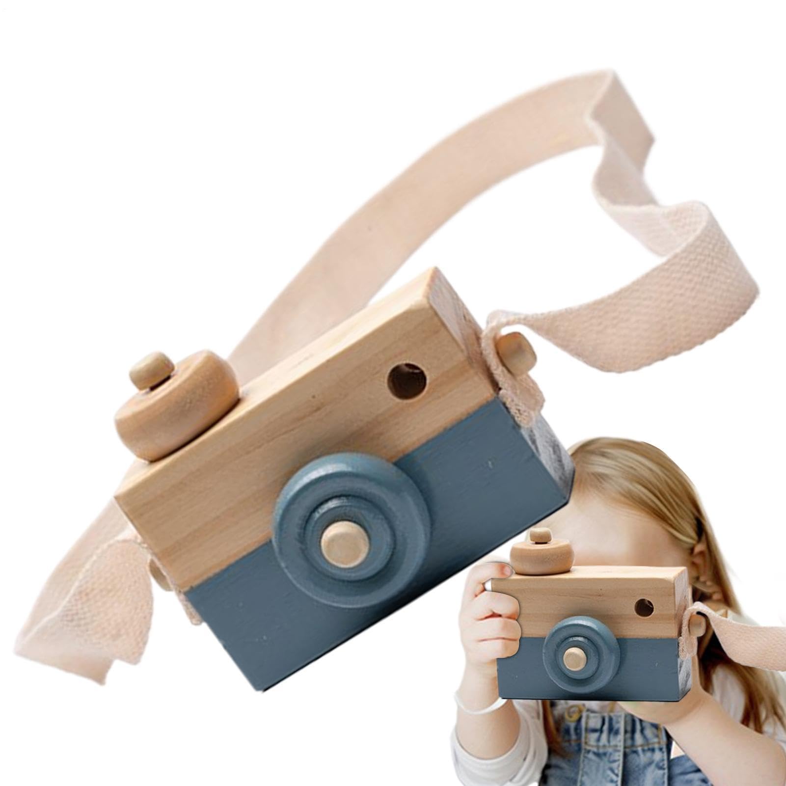 Toy Camera – Wood Realistic Educational Learning Camera Toy | Imaginative Role Play Pretend Photography | Creative Style Kids For Early Learning Development And Daily Use