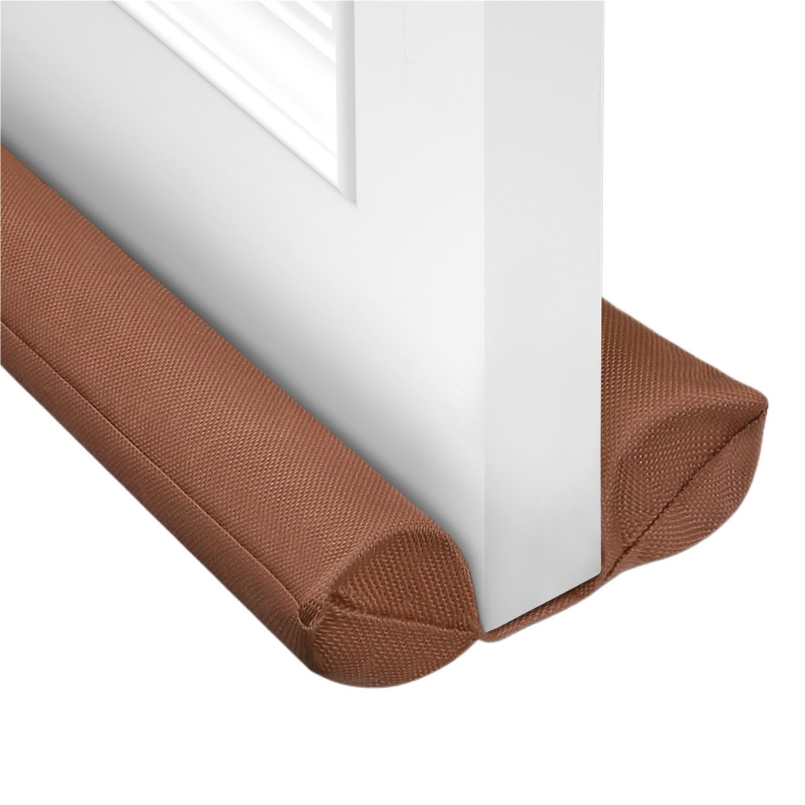 Draft Excluder For Doors Multicolor Door Seal Strip Door Draft Stopper For Bottom Blocker Noise Blocker Adjustable Twin Door Sealing Strip(Brown,3 sets)