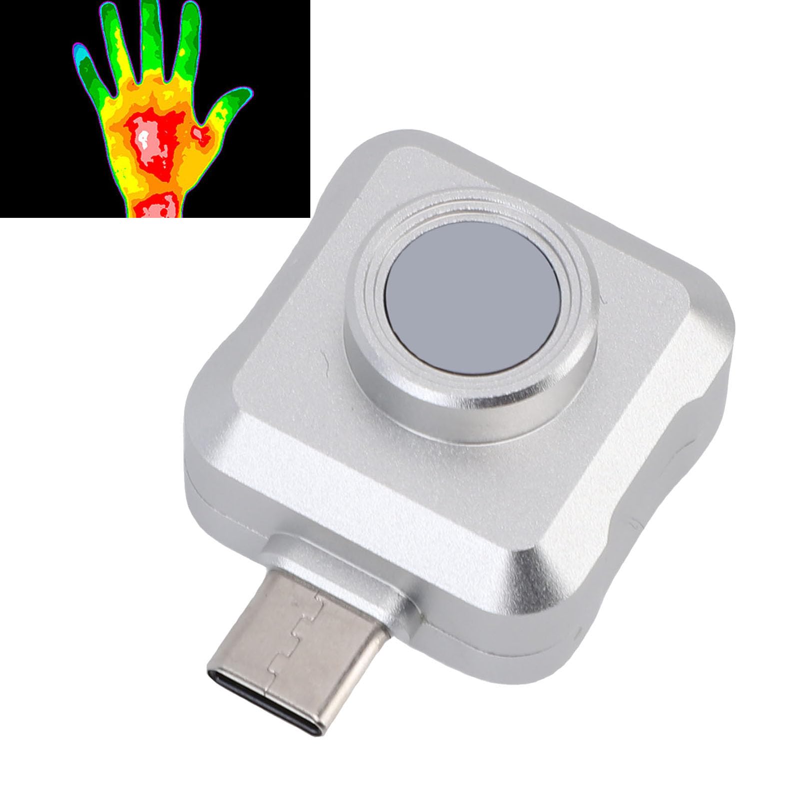 Pssopp Kamera Termowizyjna do Smartfonów, Kamera Termowizyjna USB C, Obrazowanie o Wysokiej Czułości, Pomiar Temperatury w Czasie Rzeczywistym, Monitorowanie Sprzętu (BH-IR160M)