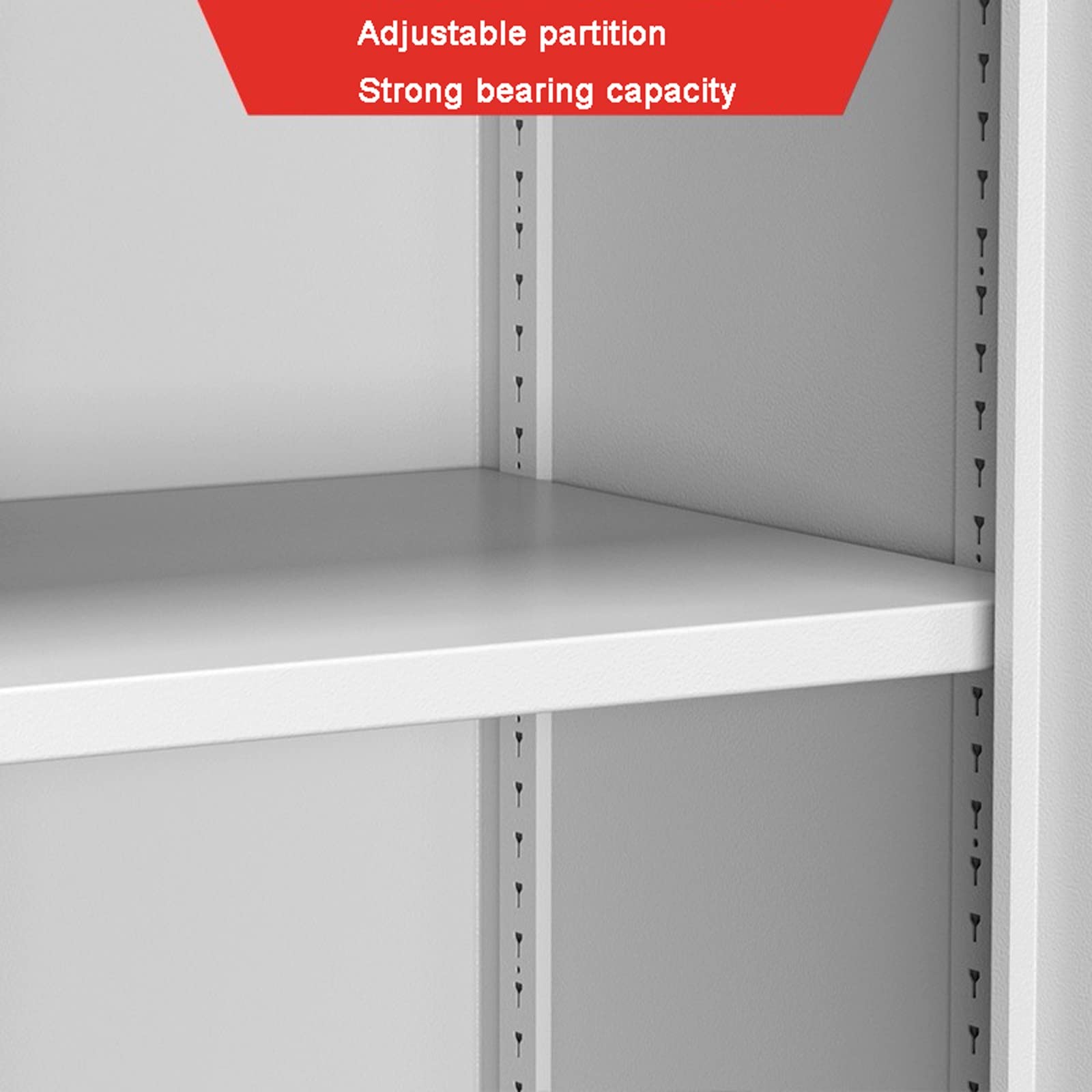 Archiviatore laterale in metallo con doppie porte di bloccaggio soluzione di archiviazione sicura per documenti da ufficio