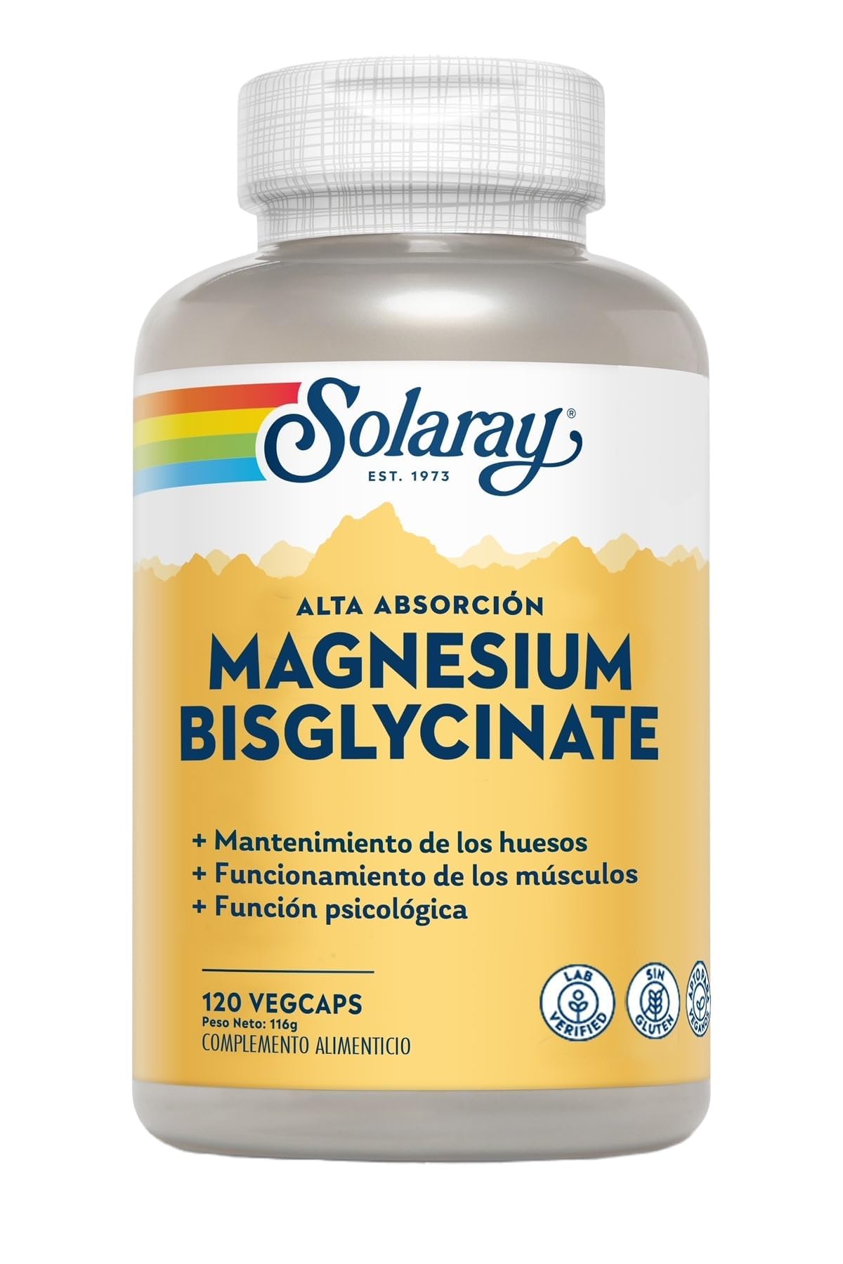 Magnesio quelado con glicina para máxima absorción y tolerancia digestiva