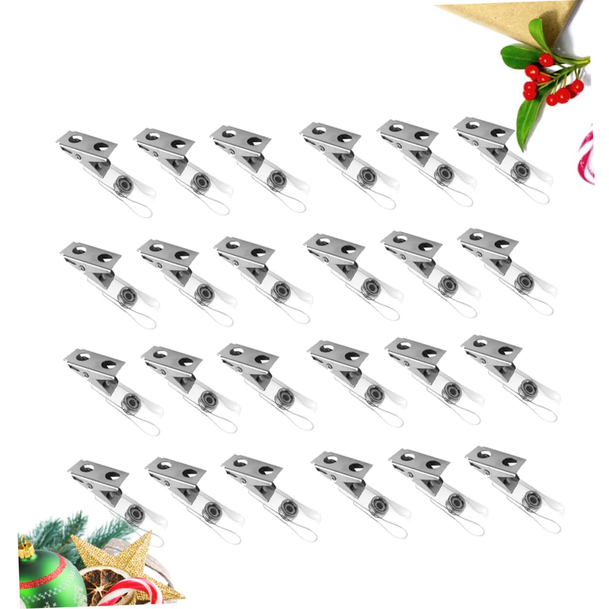 Porta Badge Con Lacci 150 Pezzi Clip Metalliche Per Targhette Identificative Fiere Sicurezza