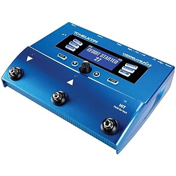 TC Helicon PLAY ACOUSTIC 3-Button Vocal and Acoustic Guitar Effects Stompbox with BodyRez and Looping