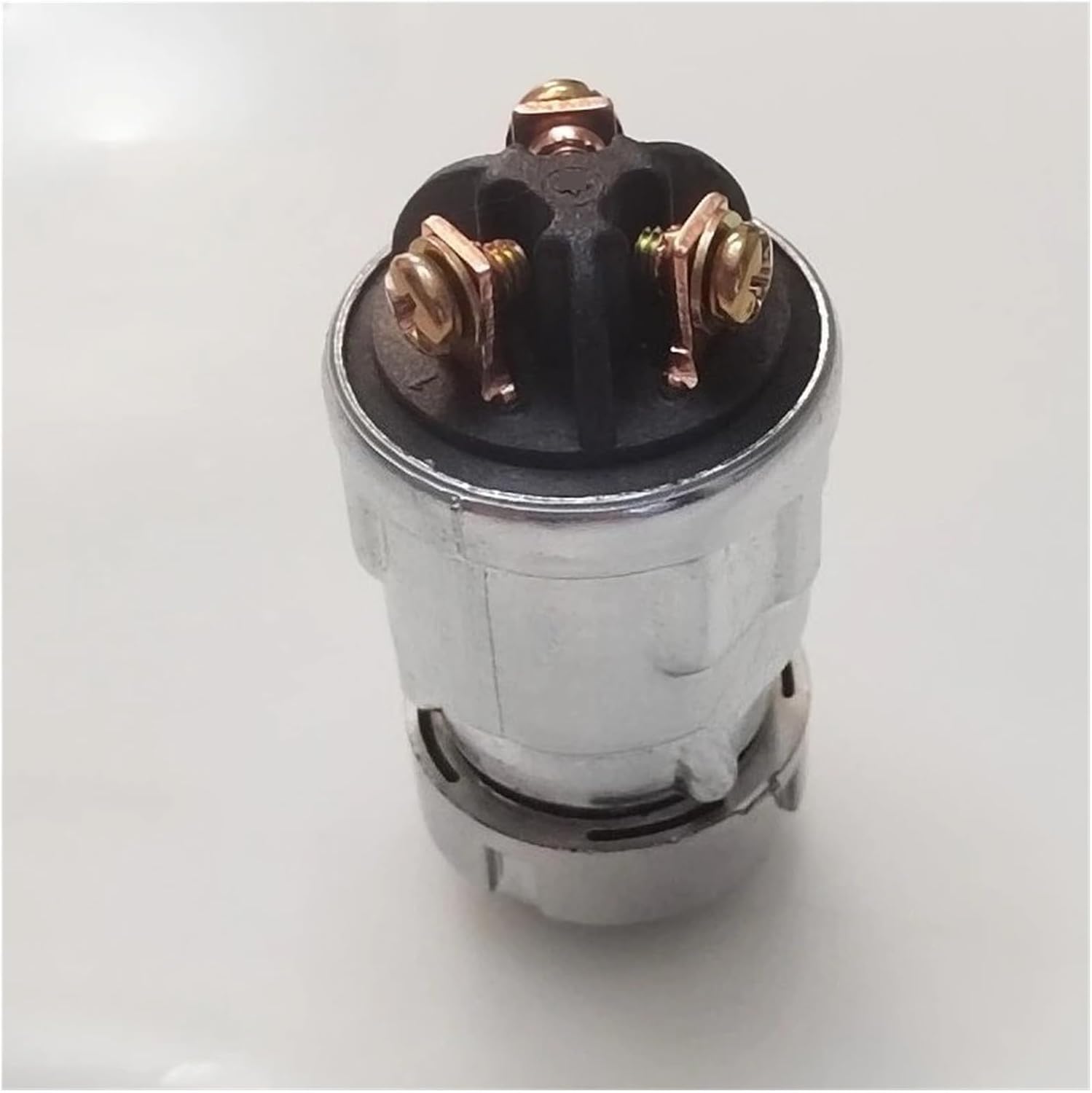 5PCS Universal 12V 10A ON/OFF Position Ignition Switch Lock Cylinder Compatible with Most Cars Motorcycle Boat 2 Key Lock Starter Switch