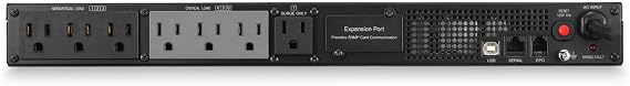 CyberPower PR1000LCDRT1U Smart App Sinewave UPS Battery Backup and Surge Protector, 1000VA/800W, 7 Outlets, AVR, 1U Rack/Tower, UL Certified