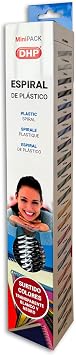 DHP - Spiral Plastic 5:1 20mm A4 Mini Pack Assortment Box 20 Clear Black and White