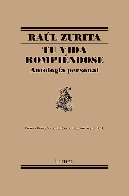 Portada de Tu Vida Rompiendose: Antologia Personal