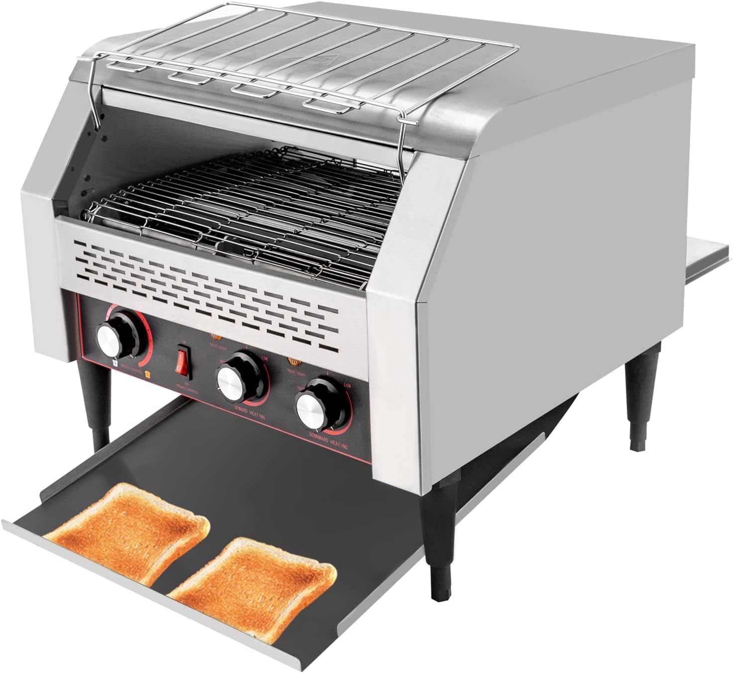 Four Grille-Pain électrique à Convoyeur Professionnel - 450 Tranches/Heure, Acier Inoxydable - Idéal pour Restaurants, Boulangeries Et Buffets - Haute Efficacité Et Conception Durable