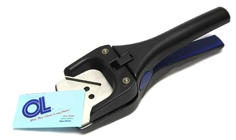 Oregon Lamination C-006-2.5MM Deluxe Corner Rounder Punch 2.5mm | 332 Radius Heavy Duty Handheld Cutter For PVC Cards Laminated Sheets Cardstock