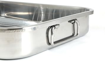 ExcelSteel 593 Roasting Pan, Stainless