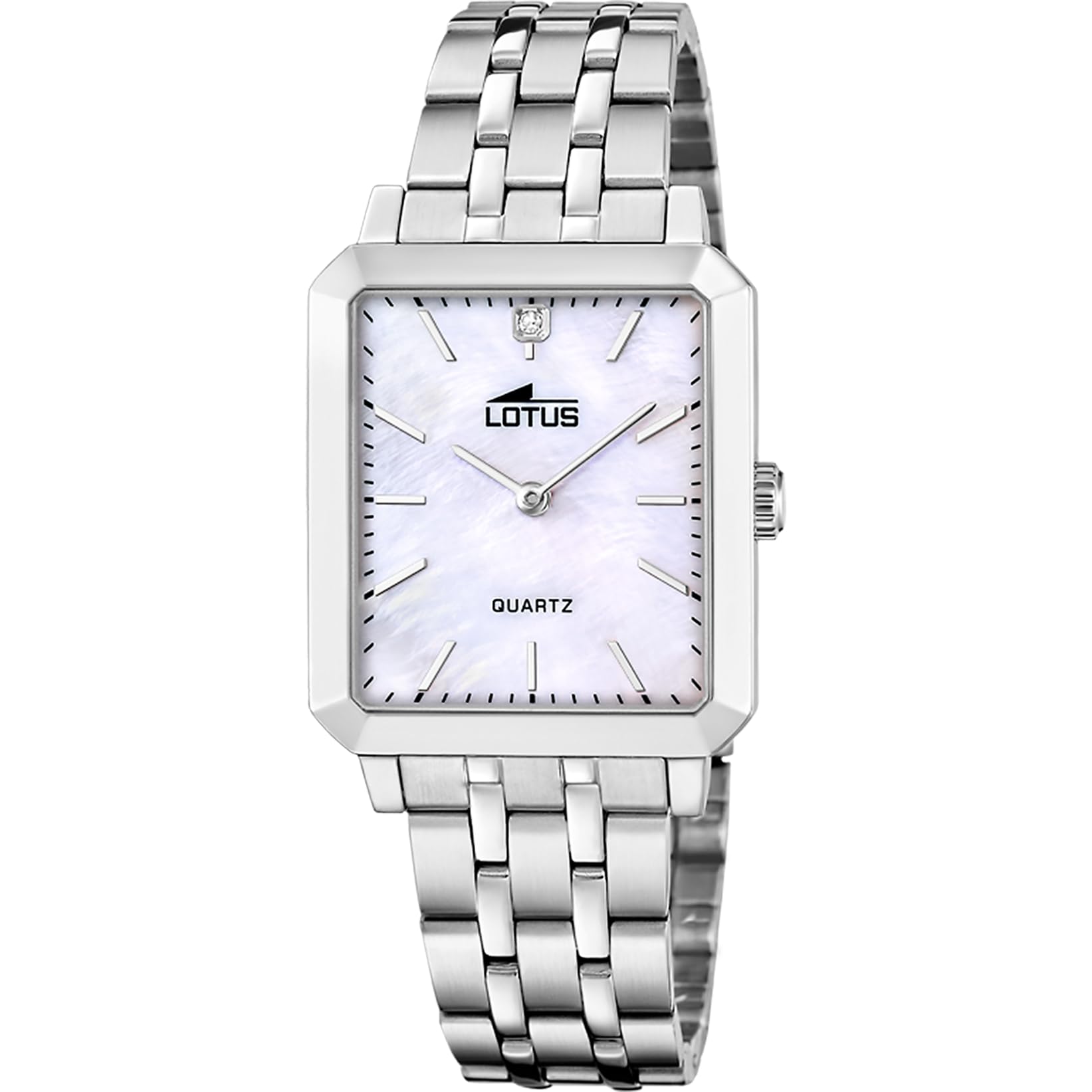 Lotus Women's Silver Square Watch L18980 In