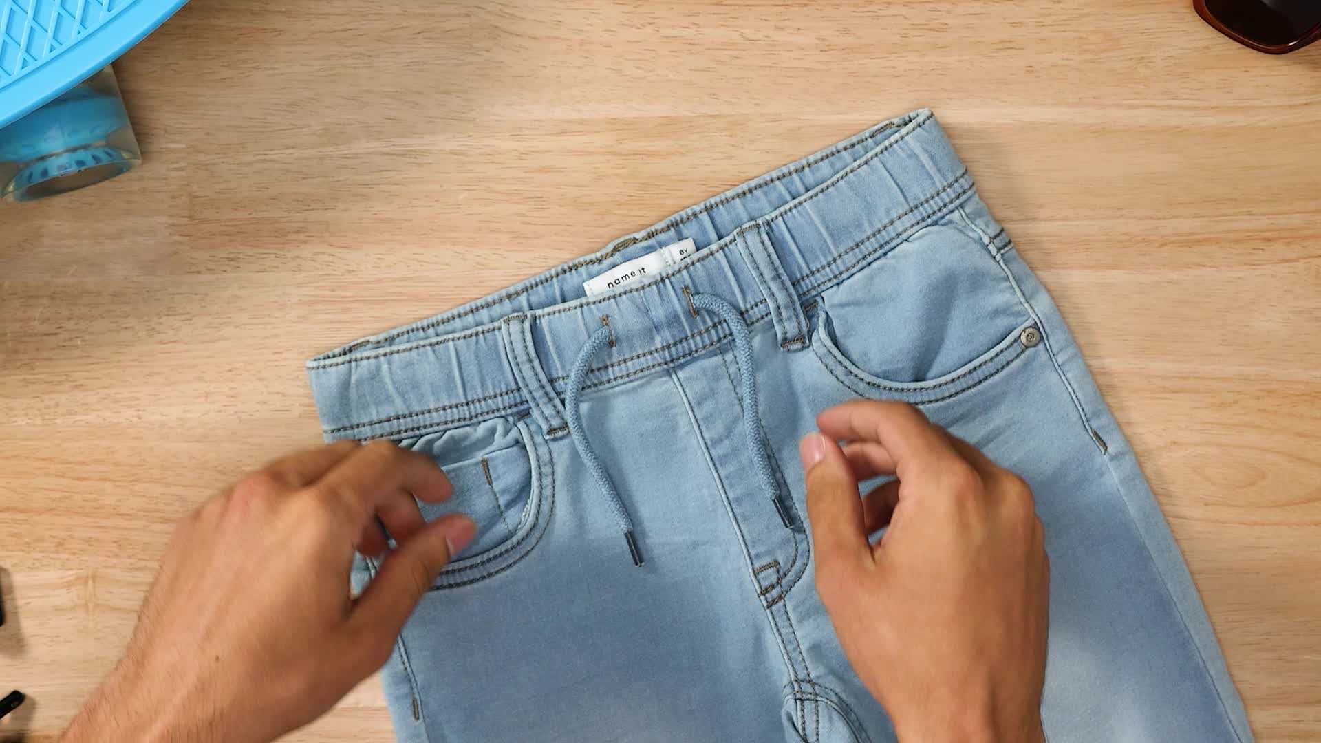 Name it NKMTHEO - Jeans slim fit - light blue denim/carta da zucchero