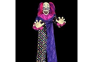64" Halloween Animatronics Clown Decoration