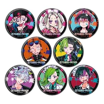 絶望プリズンハロウィン缶バッジ　3人セット Amazon | 絶望プリズン 缶バッジ ハロウィンイベント 猫脇マチ