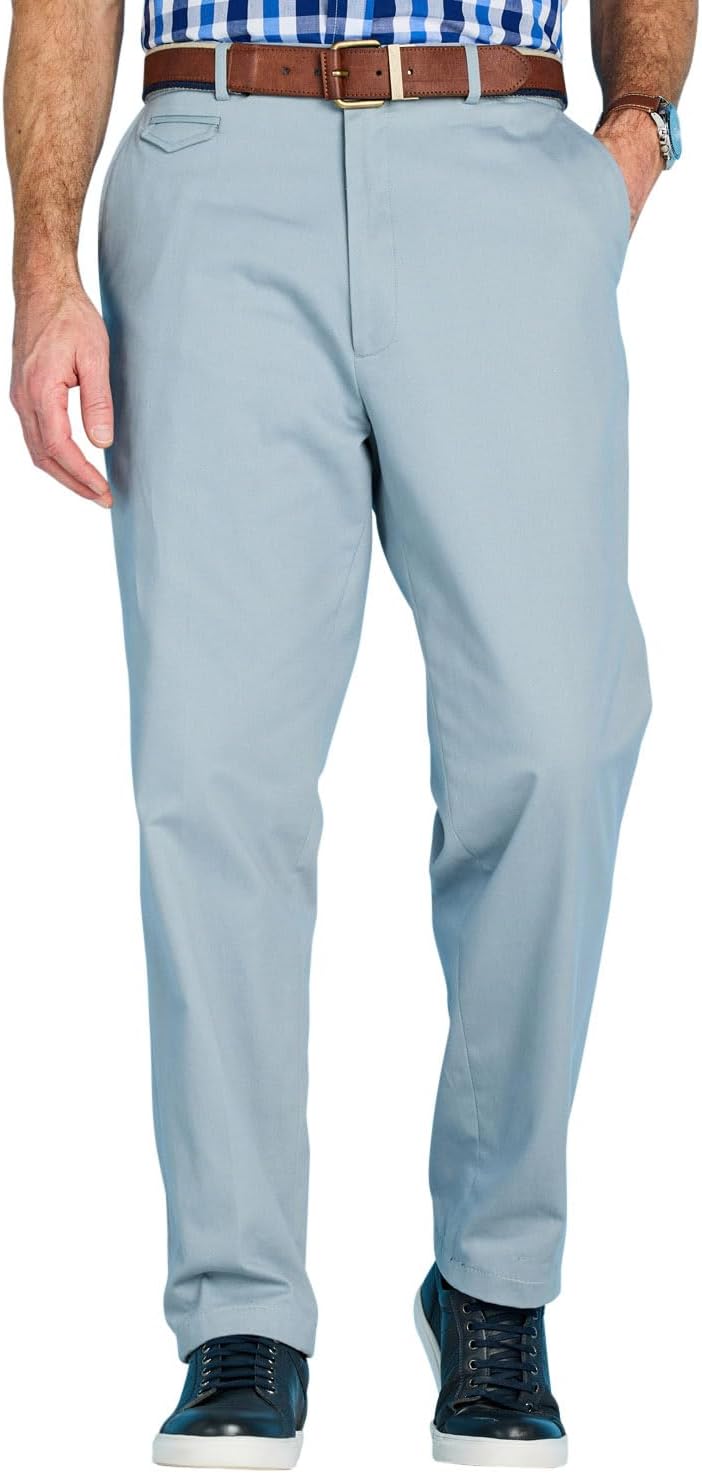 Pegasus Men's Cotton Chino Pants with Stretch Waistband Versatile, Comfortable & Stylish Smart Casual Bottoms Airforce