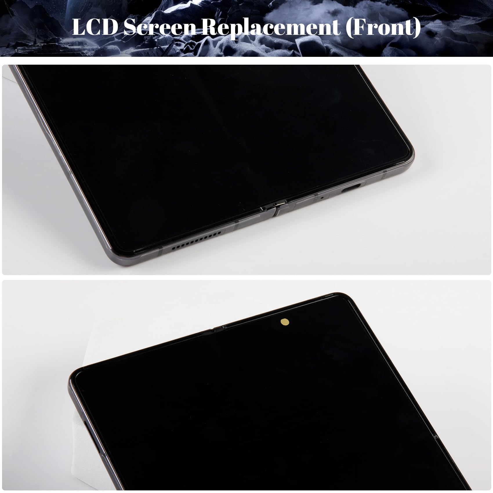 Original para Samsung Galaxy Z Fold 4 Tela de substituição interna