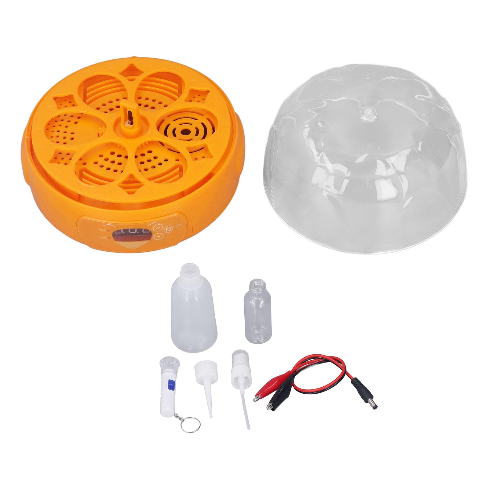 Incubadora de huevos, mini incubadora digital de huevos con giro automático de huevos, control de temperatura, pequeña incubadora de 6 huevos, máquina para incubar aves de corral para incubar huevos