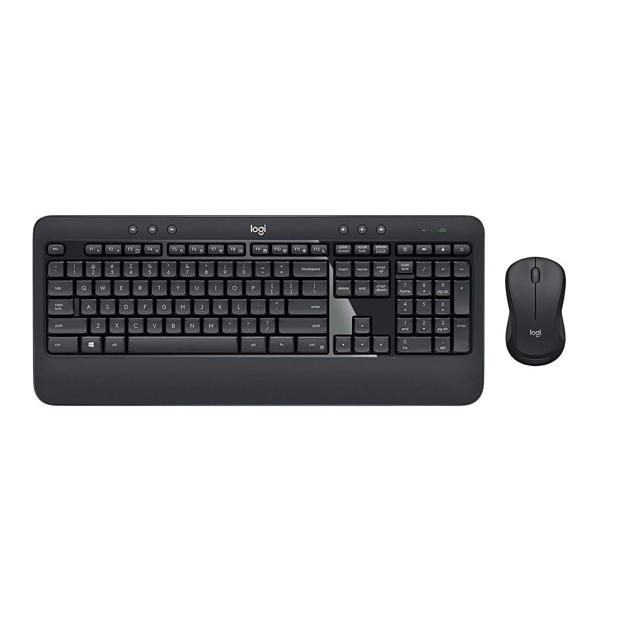 Logitech MK540 Advanced Wireless Keyboard and Mouse Set 2.4 GHz, Black (920-008671)