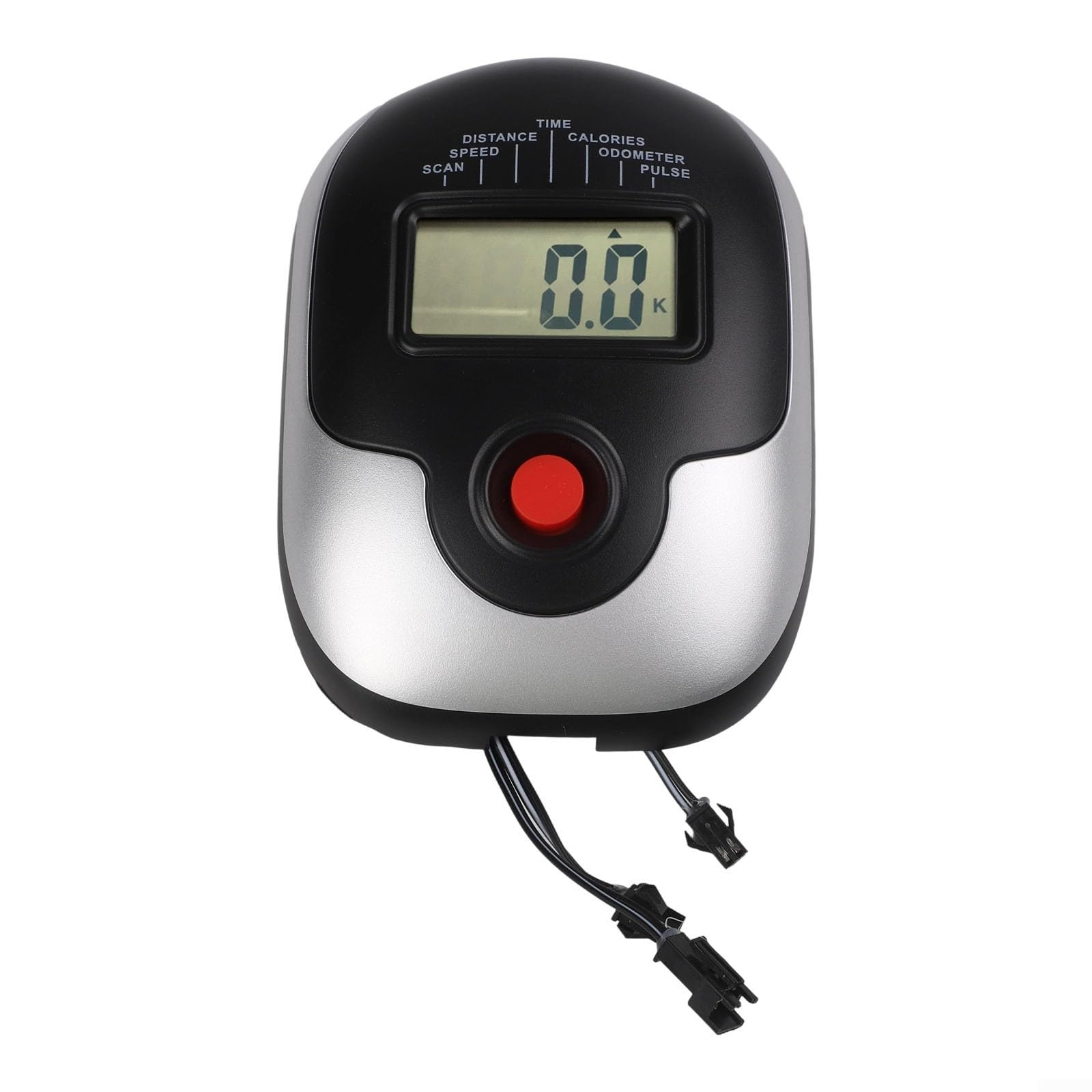 ZAMETTER Exercise Bike LCD Monitor Stationary Bikes Digital Monitor Exercise Bike Computer Speedometer Indoor Cycling Time Speed Distance Calorie Heart Rate Counter with Installation Hardware