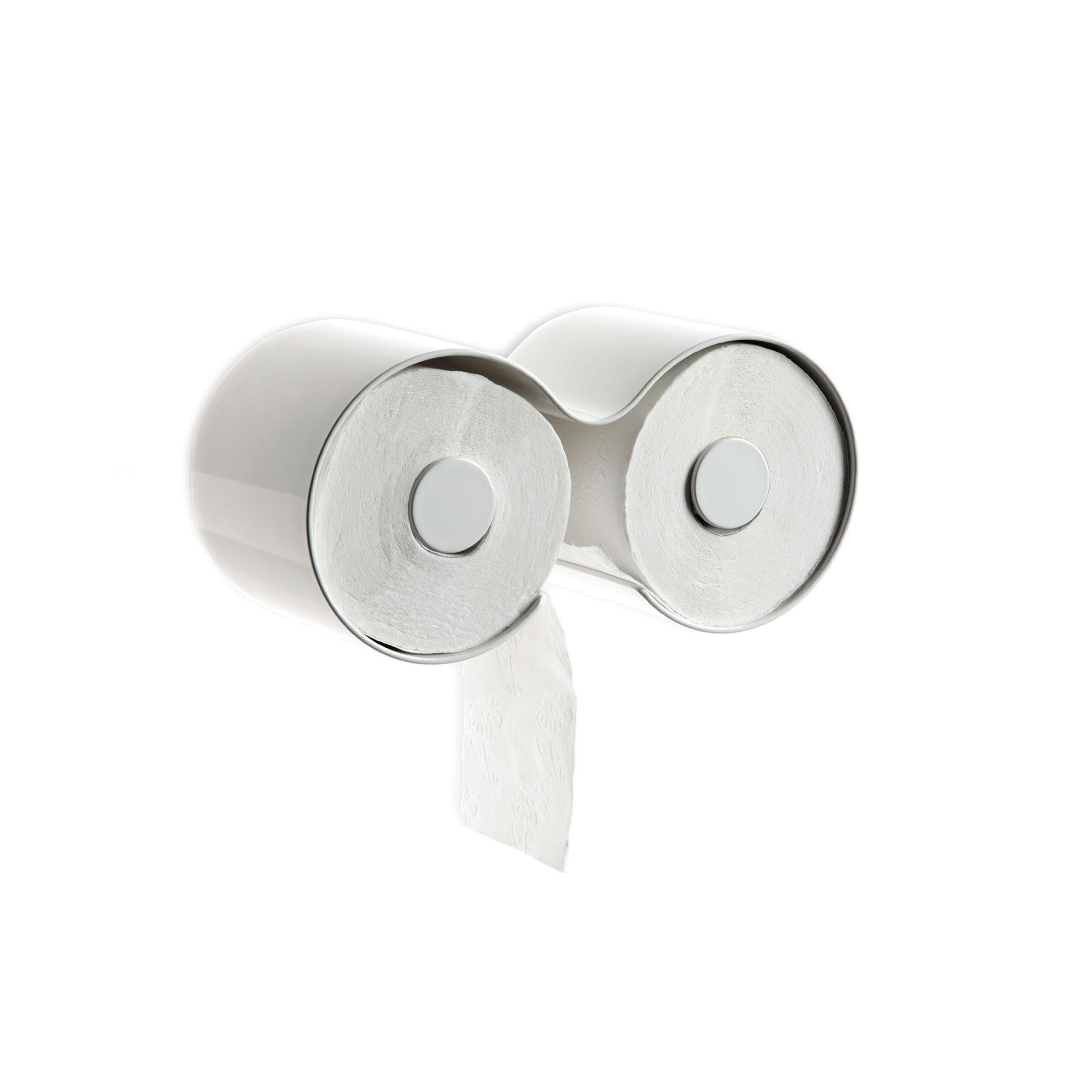 DanDiBo Distributeur de papier toilette Chenille WC Distributeur de rouleaux de rechange Montage mural Noir Métal Porte-papier Porte-rouleau