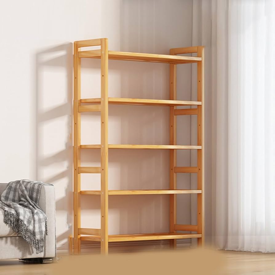 【都合→本日迄】ナチュラルオープンシェルフ 9段 Amazon.co.jp: MJKQ9 オープンシェルフ 5段 スタイル2 天然竹製